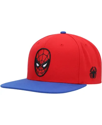 Men's Marvel Red, Royal Spider-Man Snapback Hat