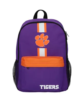 Men's and Women's Foco Clemson Tigers 2021 Team Stripe Backpack