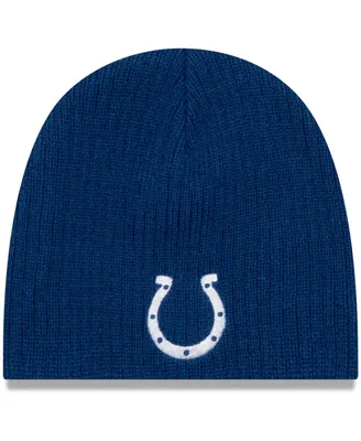 Infant Boys and Girls New Era Royal Indianapolis Colts Mini Fan Beanie