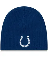 Infant Boys and Girls New Era Royal Indianapolis Colts Mini Fan Beanie