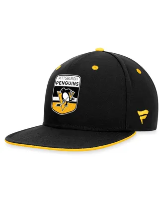 Men's Fanatics Black Pittsburgh Penguins 2023 Nhl Draft Snapback Hat