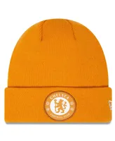 Men's New Era Orange Chelsea Team Cuffed Knit Hat