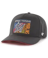 Men's '47 Brand Charcoal Miami Marlins 2023 Spring Training Reflex Hitch Snapback Hat