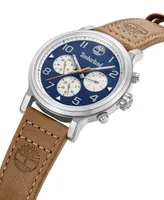 Timberland Men's Quartz Pancher Genuine Leather Strap Watch