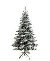 Kurt Adler 6' Pre-Lit Warm Led Snow Pine Tree