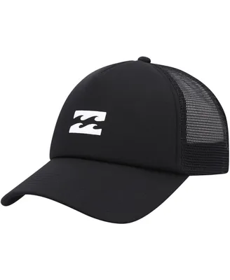 Men's Billabong Black Podium Foam Front White Logo Trucker Snapback Hat