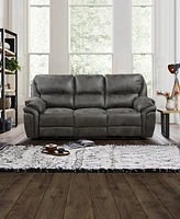 White Label Fleming 90" Power Double Reclining Sofa