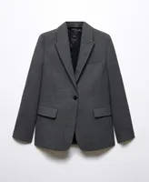 Mango Women's Structured Suit Blazer