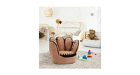 Household Five Fingers Baseball Glove Shaped Kids Leisure Upholstered Sofa Chair