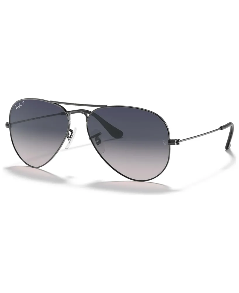 Ray-Ban Polarized Unisex Sunglasses, RB3025 Aviator Gradient