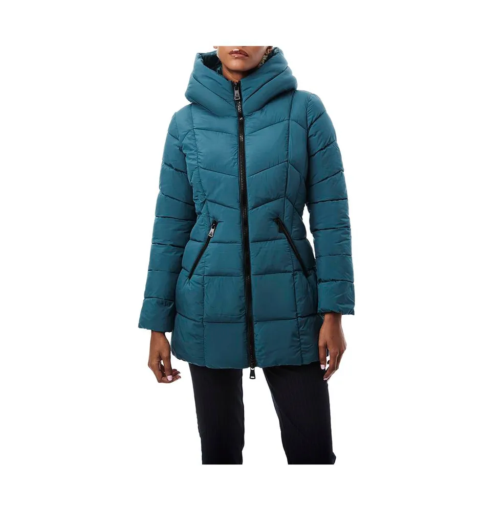 Bernardo Women's Mid-Length Puffer Jacket