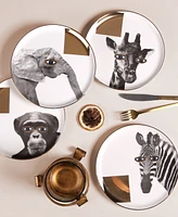 Porland Wild Life 4 Piece Coaster Set, Service for 4