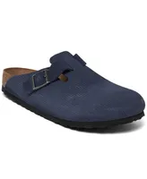 Birkenstock Men's Boston Suede Leather Birko-Flor Clogs from Finish Line