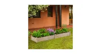 Wooden Raised Garden Bed Outdoor for Vegetables Flowers Fruit