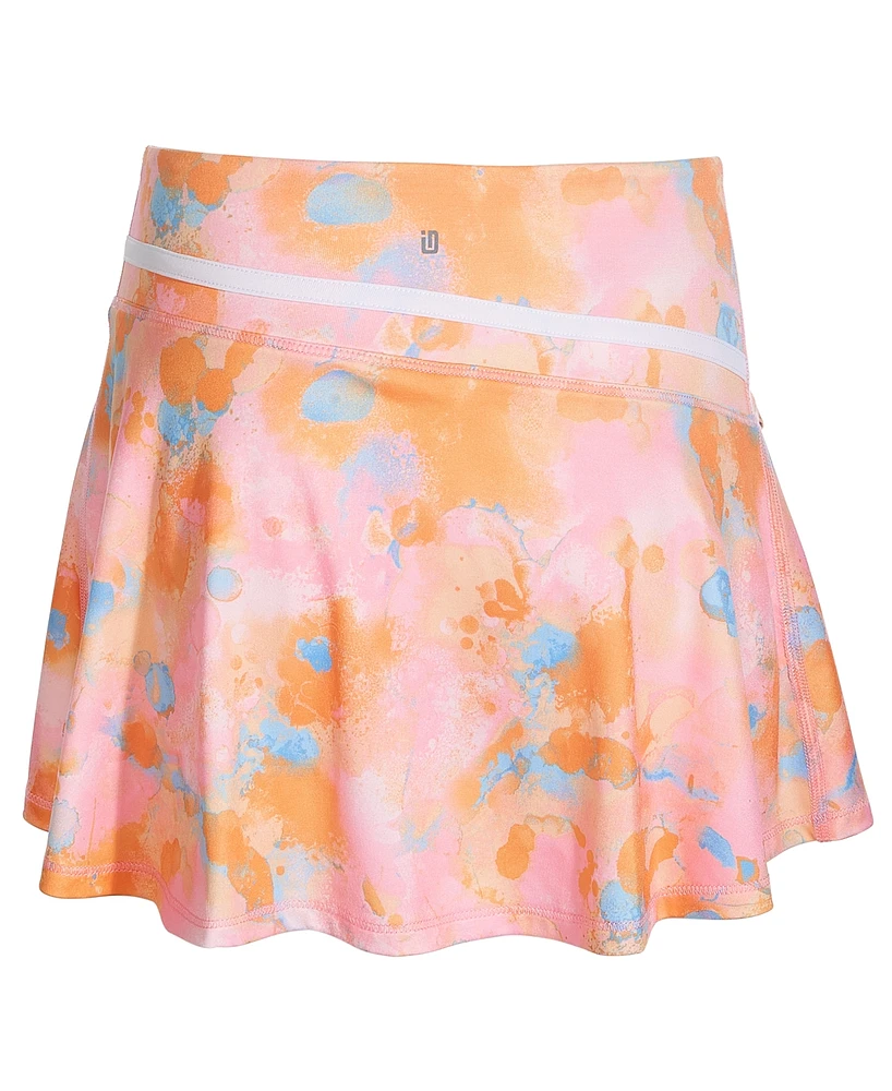 Id Ideology Big Girls Dreamy Bubble Patterned Asymmetrical Skort, Created for Macy's