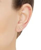 Vine Ear Climbers in 10k Gold