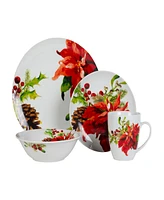 Fitz and Floyd Holiday Home 32-pc Dinnerware Set, Service for 8