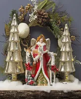 Fitz and Floyd Holiday Musical Angels Among Us Figurine , 7.5-in