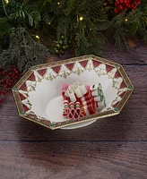 Fitz and Floyd Noel Holiday Large Serving Bowl, 11.5-in