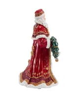 Fitz and Floyd Noel Holiday Musical Santa Figurine, 11-inch