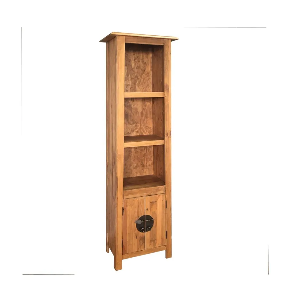 Freestanding Bathroom Cabinet Solid Pinewood 18.9"x12.6"x66.9"