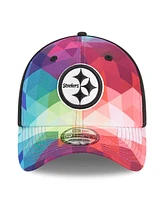 Men's and Women's New Era Multicolor, Black Pittsburgh Steelers 2023 Nfl Crucial Catch 39THIRTY Flex Hat