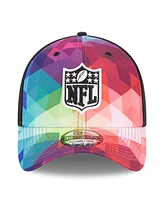 Men's and Women's New Era Multicolor, Black Shield Merchandise 2023 Nfl Crucial Catch 39THIRTY Flex Hat