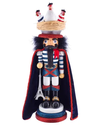 Kurt Adler 17.5" Hollywood Three French Hens Nutcracker