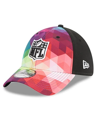 Men's and Women's New Era Multicolor, Black Shield Merchandise 2023 Nfl Crucial Catch 39THIRTY Flex Hat