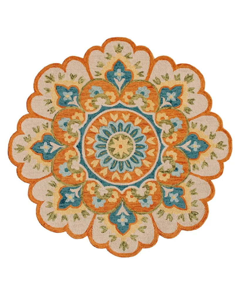 Closeout! Lr Home Radiance Rdnc- 4' x 4' Round Area Rug