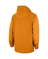 Men's Nike Tennessee Orange Volunteers 2023 Coach Half-Zip Hooded Jacket