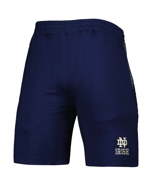 Men's Colosseum Navy/Gold Notre Dame Fighting Irish Big & Tall Team Reversible  Shorts