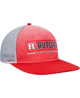 Men's Colosseum Scarlet, Gray Rutgers Scarlet Knights Snapback Hat