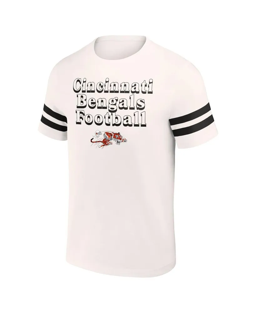 Men's Nfl x Darius Rucker Collection by Fanatics Cream Cincinnati Bengals Vintage-Like T-shirt