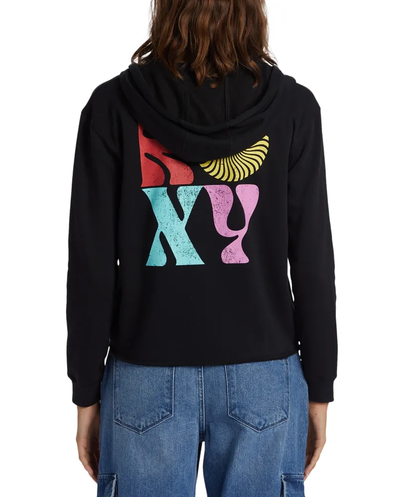 Roxy Juniors' Endless Sunshine Zip-Up Hooded Sweatshirt