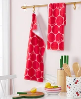 kate spade new york Joy Dot Kitchen Towels 2 Pack Set, 17" x 28"