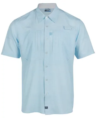 Salt Life Men's Marlin Sinker Long Sleeve Shirt, Large, Sky Blue