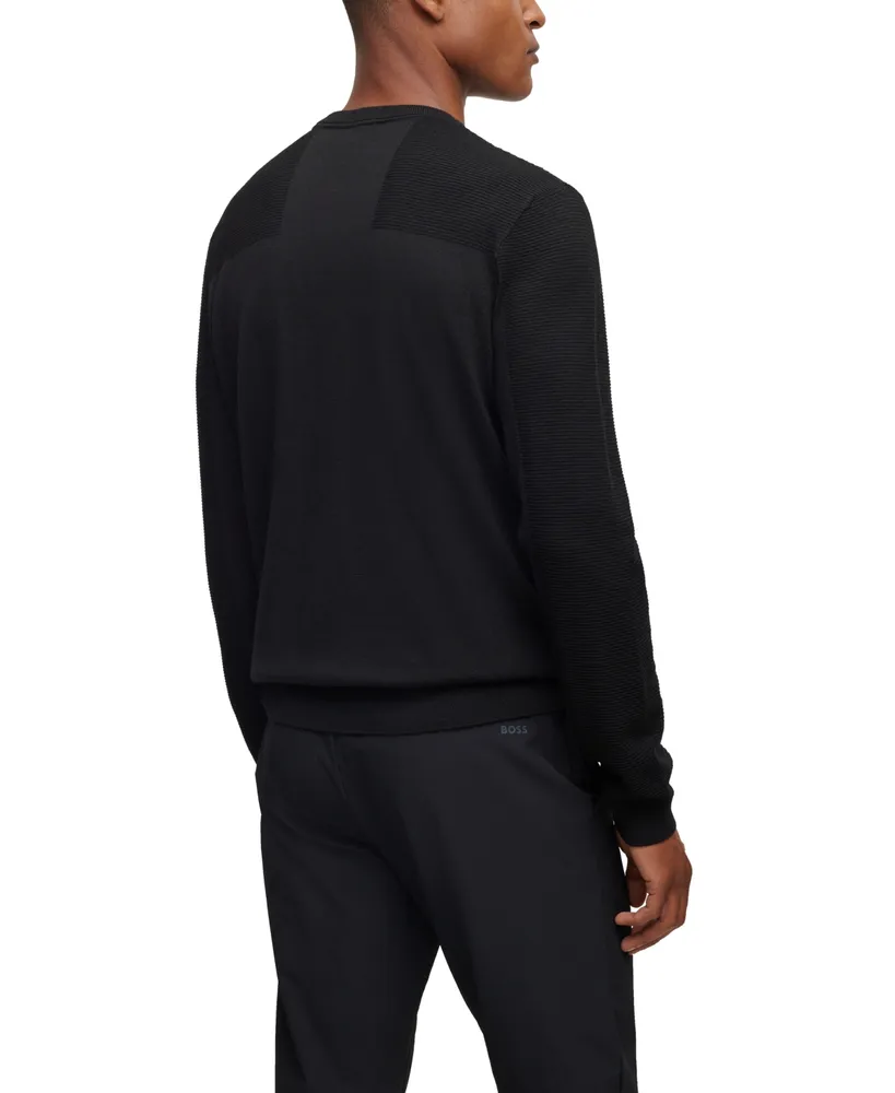 Boss by Hugo Boss Men's Branded Crew-Neck Sweater