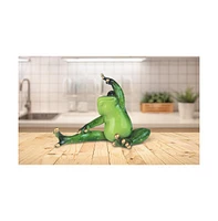 Fc Design 4.75"W Frog Doing Yoga Head to Knee Pose Statue Funny Animal Decoration Figurine Home Decor Perfect Gift for House Warming, Holidays and Bir