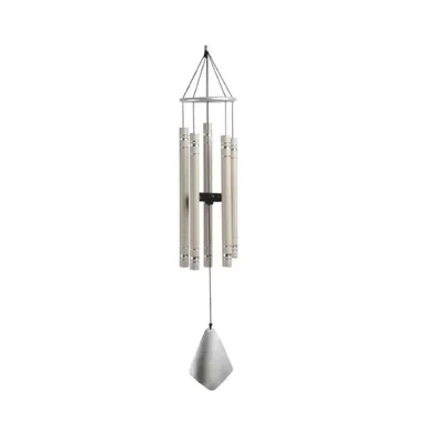 36" Long Gray Tuned Traditional Wind Chime