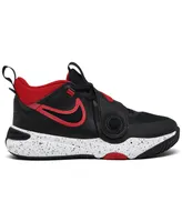 Nike Little Kids Team Hustle D 11 Adjustable Strap Basketball Sneakers from Finish Line