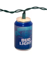 Kurt Adler 10-Light Bud Light Beer Can New Logo Light Set