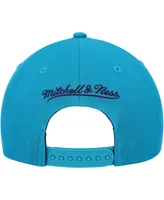 Men's Mitchell & Ness Teal, Purple Charlotte Hornets Mvp Team Two-Tone 2.0 Stretch-Snapback Hat