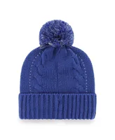 Women's '47 Brand Royal New York Giants Bauble Cuffed Knit Hat with Pom