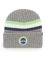 Men's '47 Brand Gray Seattle Seahawks Highline Cuffed Knit Hat