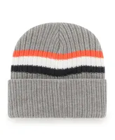 Men's '47 Brand Charcoal Auburn Tigers Highline Cuffed Knit Hat