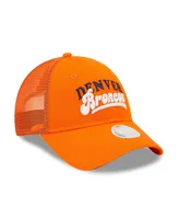 Women's New Era Orange Denver Broncos Team Trucker 9FORTY Snapback Hat