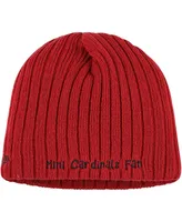 Infant Boys and Girls New Era Cardinal Arizona Cardinals Mini Fan Beanie