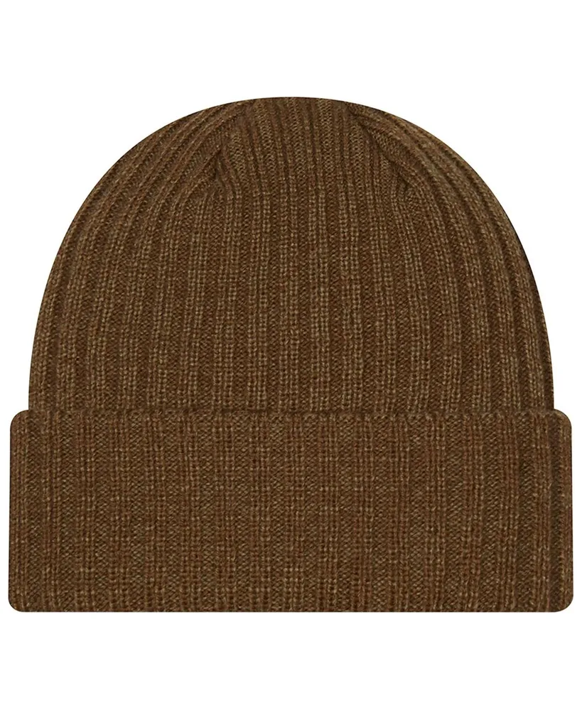 Men's New Era Brown Chelsea Retro Cuffed Knit Hat