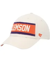 Men's '47 Brand Cream Clemson Tigers Crossroad Mvp Adjustable Hat